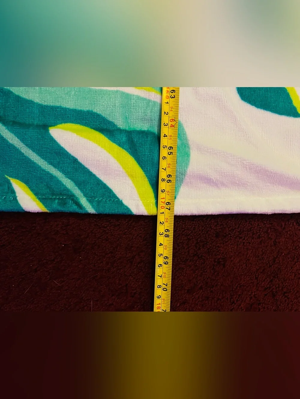Tropical Foliage Beach Towel